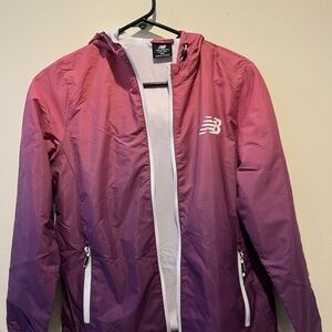 NewBalance Pink and Purple Gradient Windbreaker